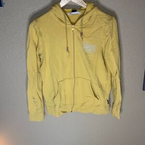 Arbor Mustard Yellow Zip-Up Hoodie